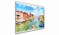 OBRAZ NA SZKLE PROSTOKĄTNY 90x60cm 006 Dzień w Wenecji