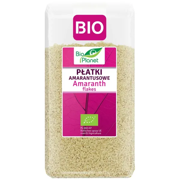 PŁatki Amarantusowe BIO 600 g - BIO Planet zdjęcie 1