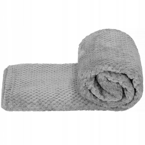 GRUBY KOC CIEPŁY NARZUTA DWUSTRONNA NA ŁÓŻKO KANAPĘ 150x200 cm PLED MIĘKKI na Arena.pl