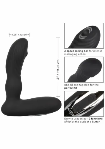 calexotics eclipse roller ball probe silikonowy masażer z ruchomą kulką na Arena.pl