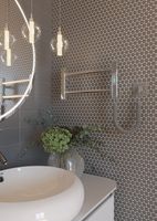 ELNA Mini Grzejnik łazienkowy elektrczny Ladder Lux 2 Chrom ENERGOSZCZĘDNY