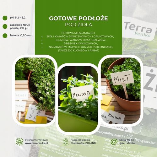 Terra Feniks 20l - PODŁOŻE POD ZIOŁA na Arena.pl
