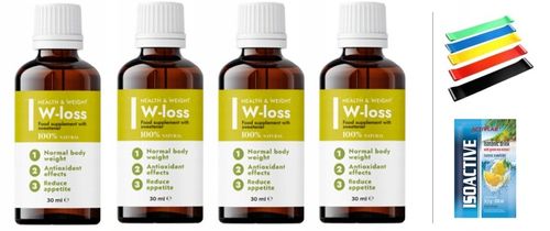 W-LOSS + GRATIS KROPLE NA ODCHUDZANIE KONTROLA WAGI REDUKCJA 30ml na Arena.pl