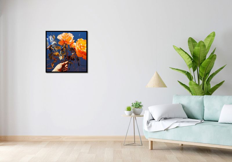 Plakat 60x60cm Żywy Uścisk zdjęcie 4