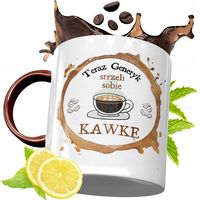 Kubek Pomarańczowy Dla Genetyka Prezent Z Nadrukiem Ze Zdjęciem