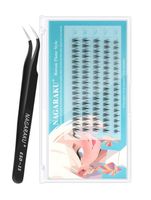 Rzęsy bondingowe NAGARAKU MIX 6-8mm DIY wielokrotnego użytku Z KLEJEM