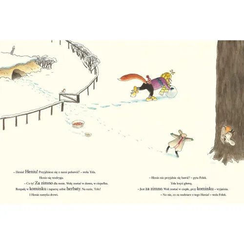 Felek i Tola i śnieg na Arena.pl