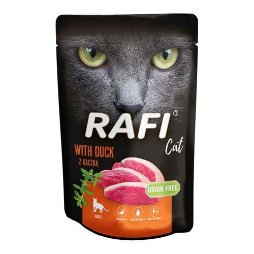 Rafi Cat saszetka kaczka 10 x 100 g na Arena.pl