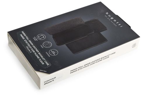 BUGATTI BOOKLET PARIGI Apple iPhone X - BLACK na Arena.pl