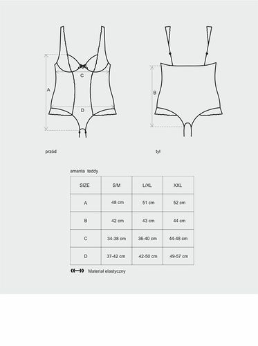 bielizna amanta body  s/m na Arena.pl