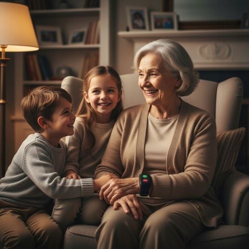 OPASKA DLA SENIORA Z MONITORINGIEM ZDROWIA NA PREZENT SOS GPS 1M na Arena.pl