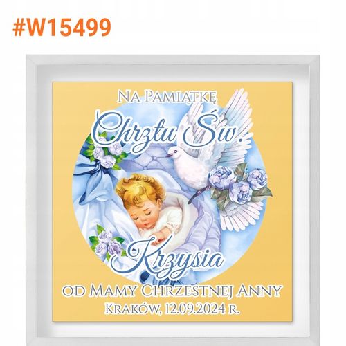 Złoty Medalik 585 z Łańcuszkiem na Chrzest Pamiątka Chrztu Grawer Gratis na Arena.pl