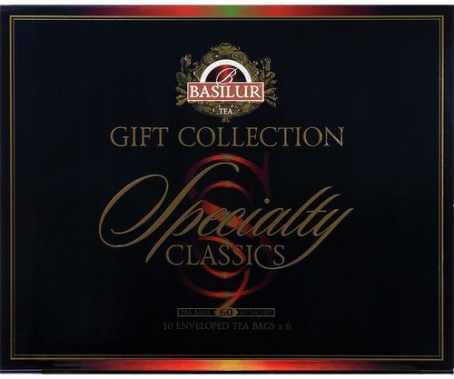 Basilur SPECIALTY CLASSICS zestaw herbat 6 SMAKÓW 60szt HERBACIARKA prezent na Arena.pl