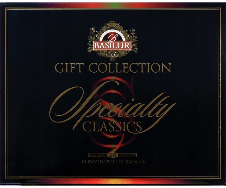Basilur SPECIALTY CLASSICS zestaw herbat 6 SMAKÓW 60szt HERBACIARKA prezent zdjęcie 9