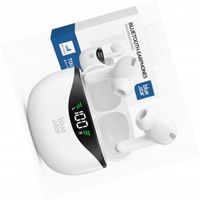 Bezprzewodowe earbuds T60 białe dokanałowe BT do Oppo Find X9 5G