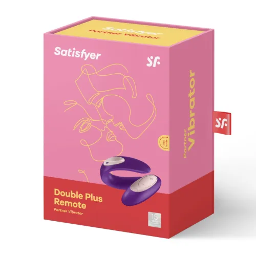 satisfyer double plus remote silikonowy model dla par sterowany pilotem na Arena.pl