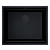 Zlewozmywak GLOBALO Miralio 60.1 Black/BL Mat