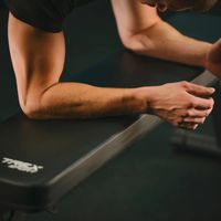 Ławka treningowa do ćwiczeń ławeczka prosta składana Trex Sport