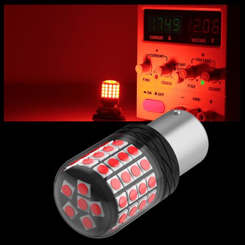 ŻARÓWKA P21W LED CZERWONA STOPU CAN BA15S XSTORM na Arena.pl