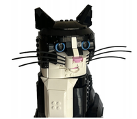 Kocie Wąsy do LEGO ideas 21349 – Idealne Uzupełnienie Twojego Kota - Czarne