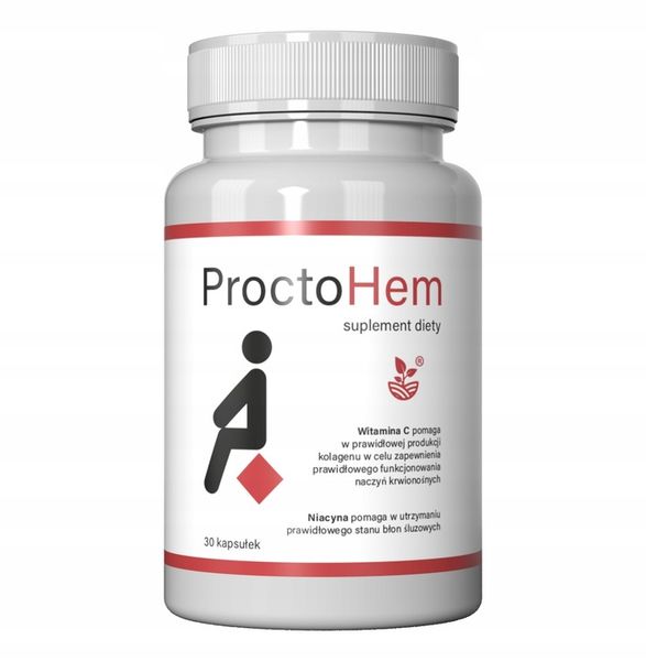Proctohem - wsparcie przy hemoroidach 30 Kaps zdjęcie 1