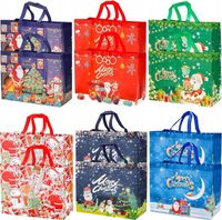 Torby prezentowe na Boże Narodzenie duże 43x32cm 12szt