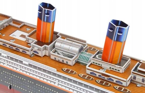 Puzzle Przestrzenne 3D Titanic Duży Okręt Statek 116 Elementów 81 cm na Arena.pl