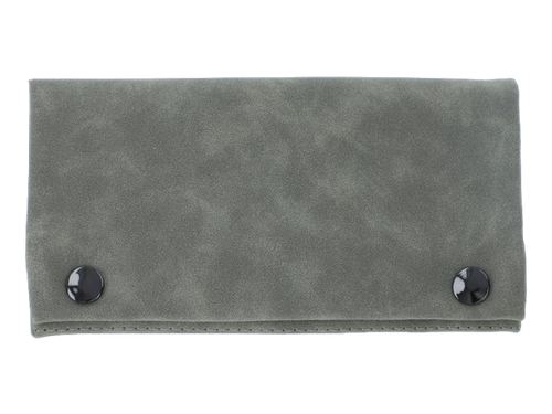 Etui na Tytoń w Jednolitym Kolorze bez Wzorów Portfel Szary na Arena.pl