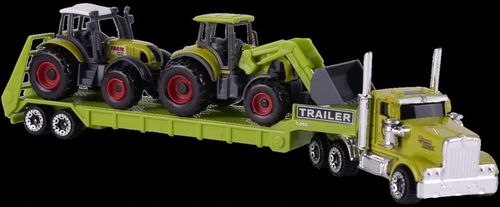 Zestaw Kombajn Traktor Przyczepa Ciężarówka Zwierzęta Farma Gospodarstwo na Arena.pl