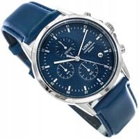 MĘSKI ZEGAREK LORUS RM375HX9 CLASSIC CHRONOGRAPH GRANATOWY NA PASKU 100M
