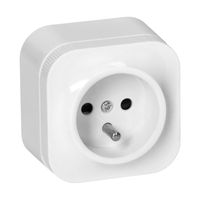 GNIAZDO POJEDYNCZE N/T TODO 2P+Z IP20,  BIAŁY - ON-7205/W