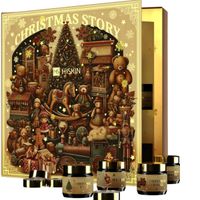 HISKIN Merry Ch. kalendarz adwentowy świece 12x15ml, 12x30ml Bajkowa Księga