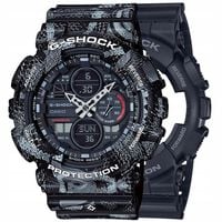 ZESTAW G-SHOCK GA-140-1A1ER SZARY CZARNY,SZARY
