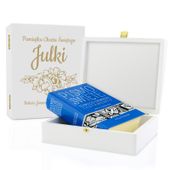 BIBLIA Pismo Święte w szkatułce w ETUI prezent na chrzest +GRAWER