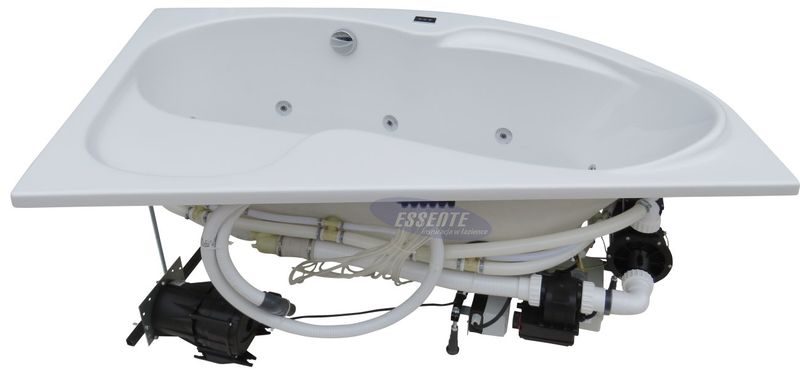 WANNA Z HYDROMASAŻEM NAROŻNA ASYMETRYCZNA 150x100 SPA JACUZZI zdjęcie 13