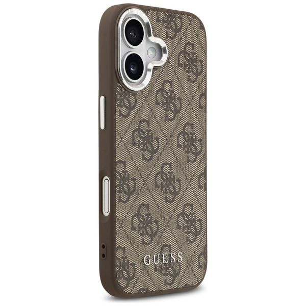 Etui Guess 4G Classic Logo MagSafe do iPhone 17 brązowy zdjęcie 4