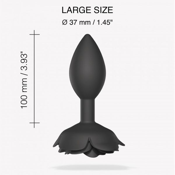 Open Roses L Size - Black Onyx zdjęcie 3