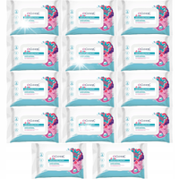 14x Papier nawilżony TOALETOWY CLEANIC JUNIOR ZAPACH GUMY BALONOWEJ 40s.BIO