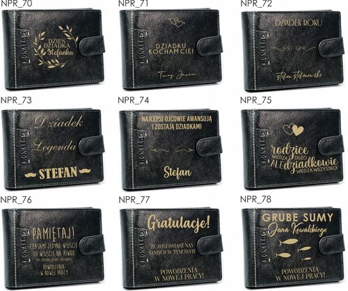 Portfel męski z grawerem PREZENT dla strażaka na Arena.pl