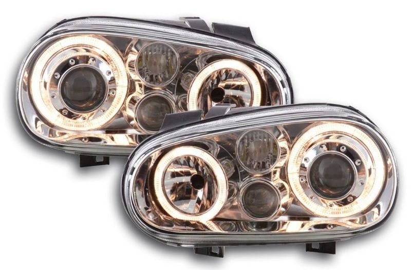 Lampy Reflektory VW GOLF IV 4 RINGI + HALOGENY zdjęcie 1