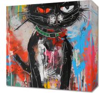 Obraz 40x40cm Gburowaty Kiciak