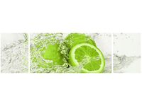 90CM 80 OBRAZ 3 ELEM LIMONKA WODZIE ŚCIENNY