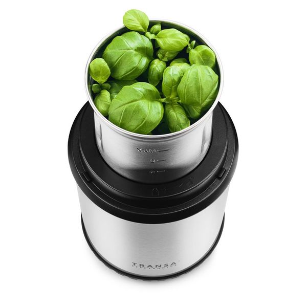 Młynek ROZDRABNIACZ 2w1 do ziaren kawy ziół orzechów TRANSA 300W zdjęcie 11