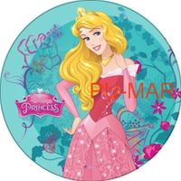 Opłatek na tort Księżniczka Śnieżka Aurora Zosia Bella Kopciuszek