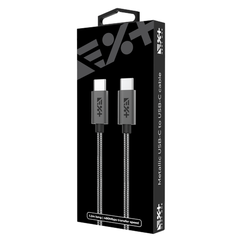 NEXT ONE Kabel Metallic USB-C / USB-C 1,2 m space gray na Arena.pl