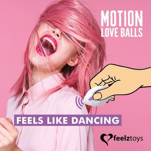 FeelzToys - Remote Controlled Motion Love Balls Foxy na Arena.pl