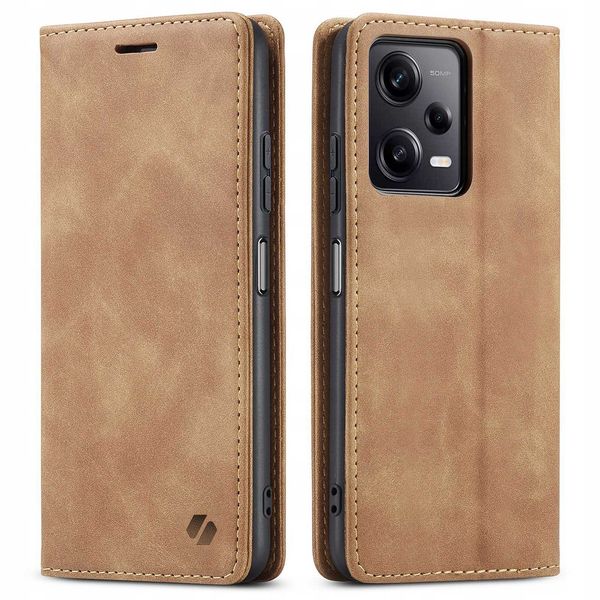 Spacecase Wallet Poco X5 Pro/Note 12 Pro Light Brown zdjęcie 7