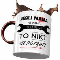 Kubek Bordowy Dla Mamy Matki Na Dzień Mamy Z Nadrukiem Ze Zdjęciem