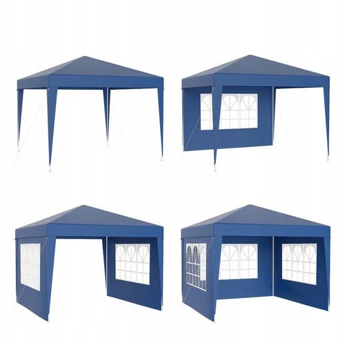 PAWILON OGRODOWY NAMIOT HANDLOWY 3x3 m + 4 ŚCIANY BOCZNE OKNA ZAMEK na Arena.pl