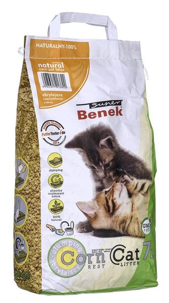 Super Benek Corn Cat żwirek kukurydziany 7l zdjęcie 1